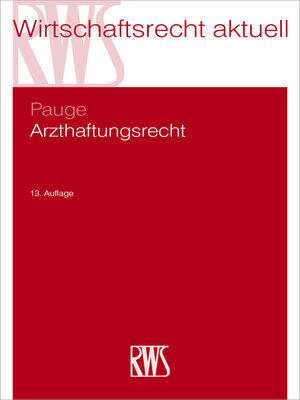cover image of Arzthaftungsrecht